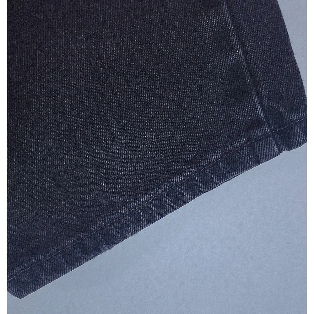 Levis 505 Regular Fit Black Jeans Straight Leg W33 L30 Mens Classic Denim Cotton
